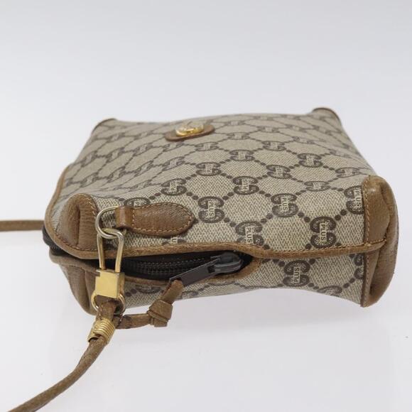 GUCCI GG Plus Supreme Shoulder Bag Pvc Beige Gold - Picture 5 of 16